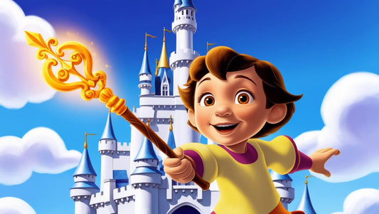 (Name) and the magical wand /(नाम) और जादुई छड़ी)/(नाव) आणि जादूची छड़ी