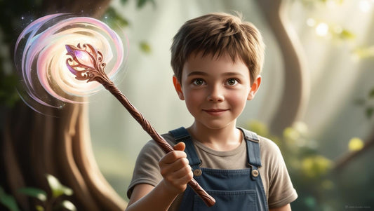(Name) and the magical wand /(नाम) और जादुई छड़ी)/(नाव) आणि जादूची छड़ी